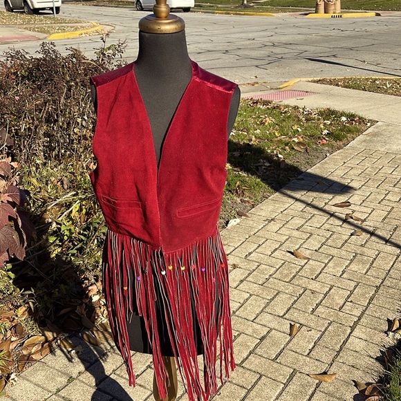 #Vintage suede Shingaling Vest - Picture 3 of 8